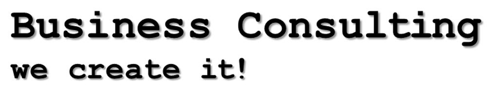 we create it -  business consulting